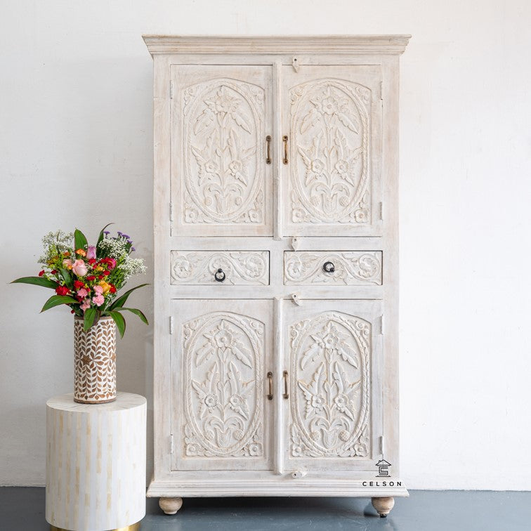 Joe Hand Carved Cabinet