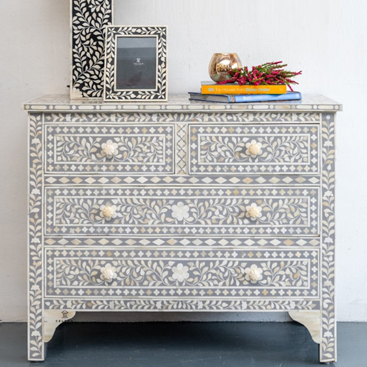 Jesse Bone Inlay Chest of Drawer