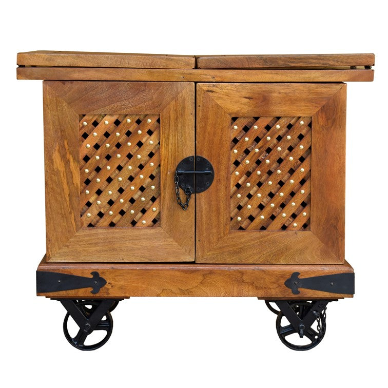 Paulo Wooden Bar Cabinet