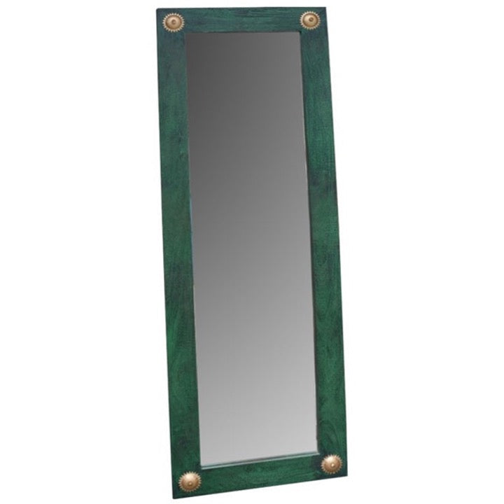 Rina Hand Carved Wooden Mirror