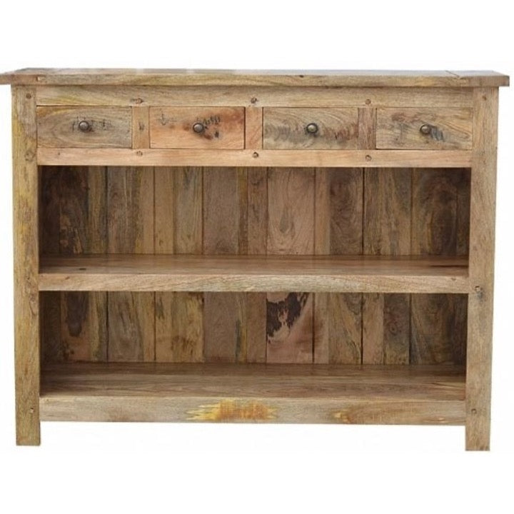 Allison Carved Wooden Console Table