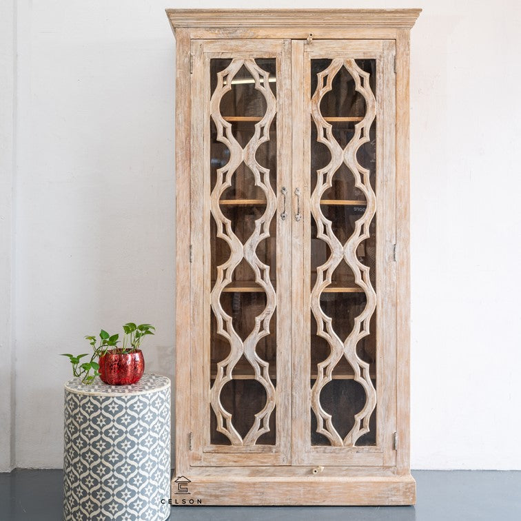 Devki Carved Bookcase