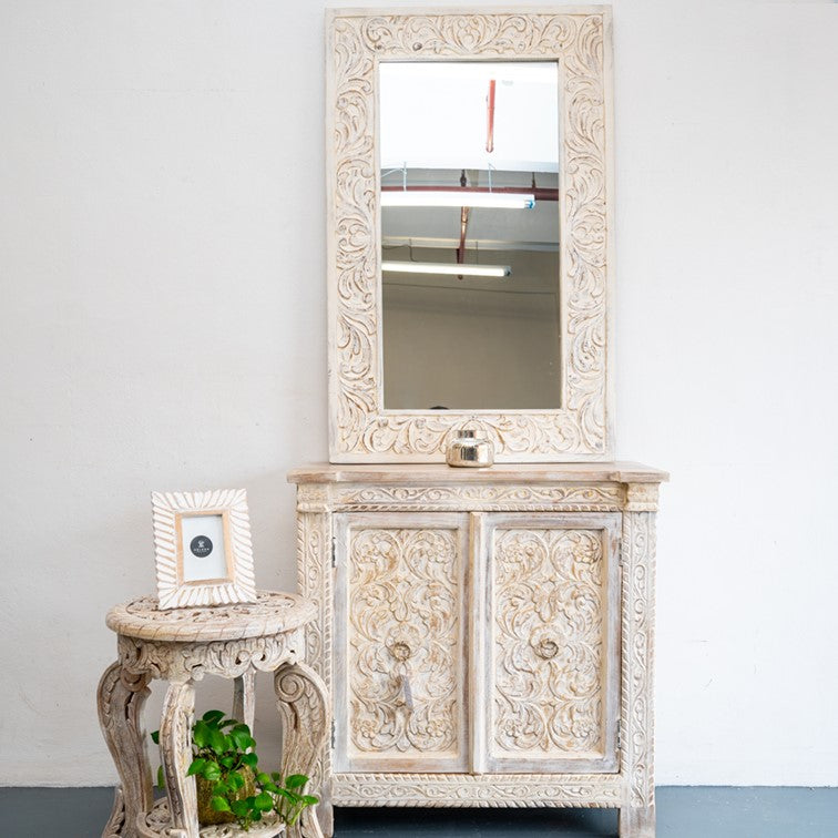 Ciri Carved Wooden Chest