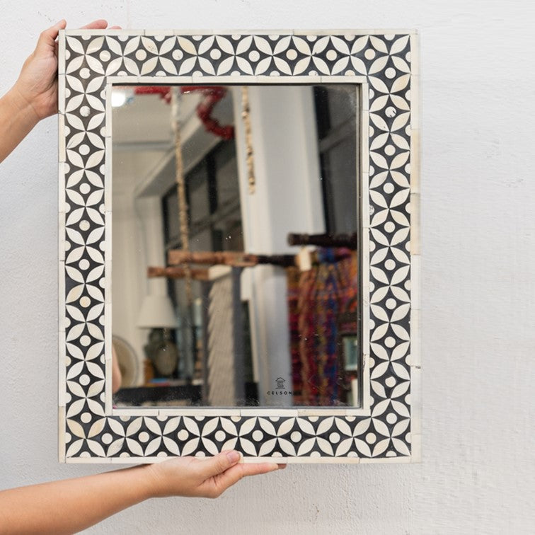 Nicca Bone Inlay Mirror