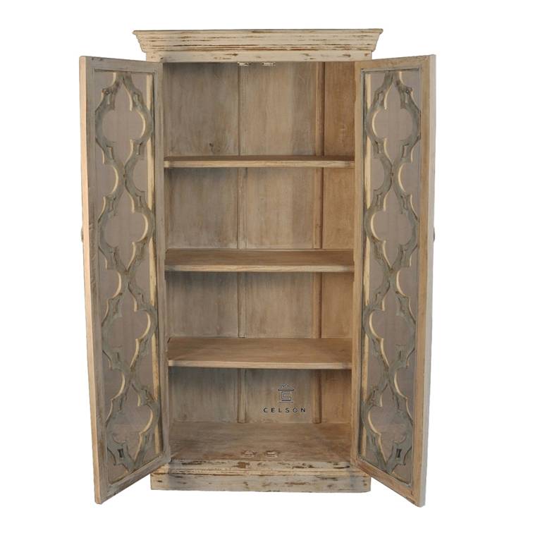 Naomi Carved Bookcase