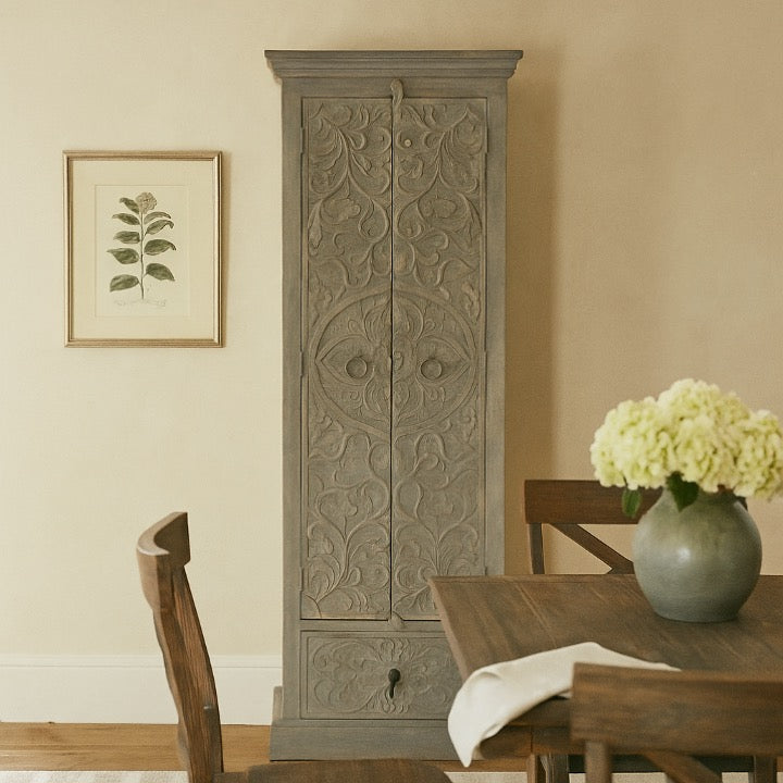 Gema Hand Carved Almirah