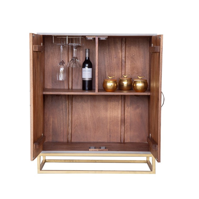 Paul Wooden Bar Cabinet