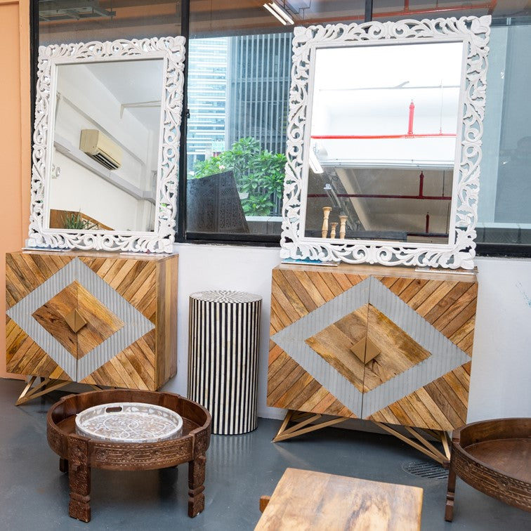 Arthur Carved Wooden Cabinet