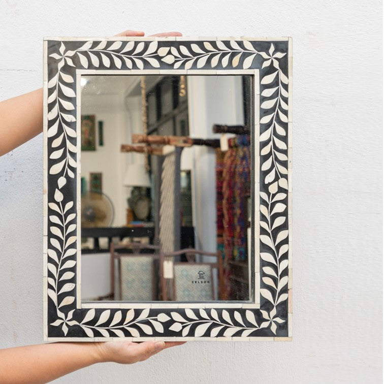 Nicca Bone Inlay Mirror