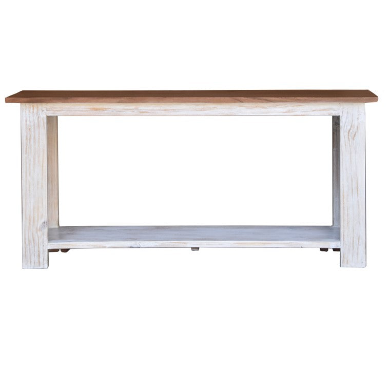 Lisa Hand Carved Wooden Console Table