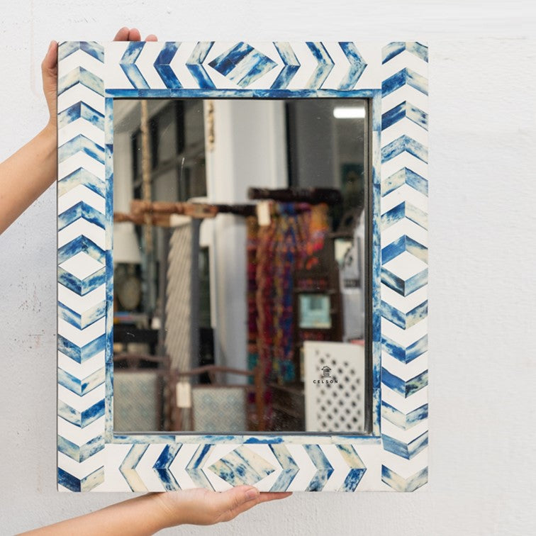 Nicca Bone Inlay Mirror