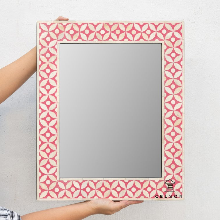Nicca Bone Inlay Mirror