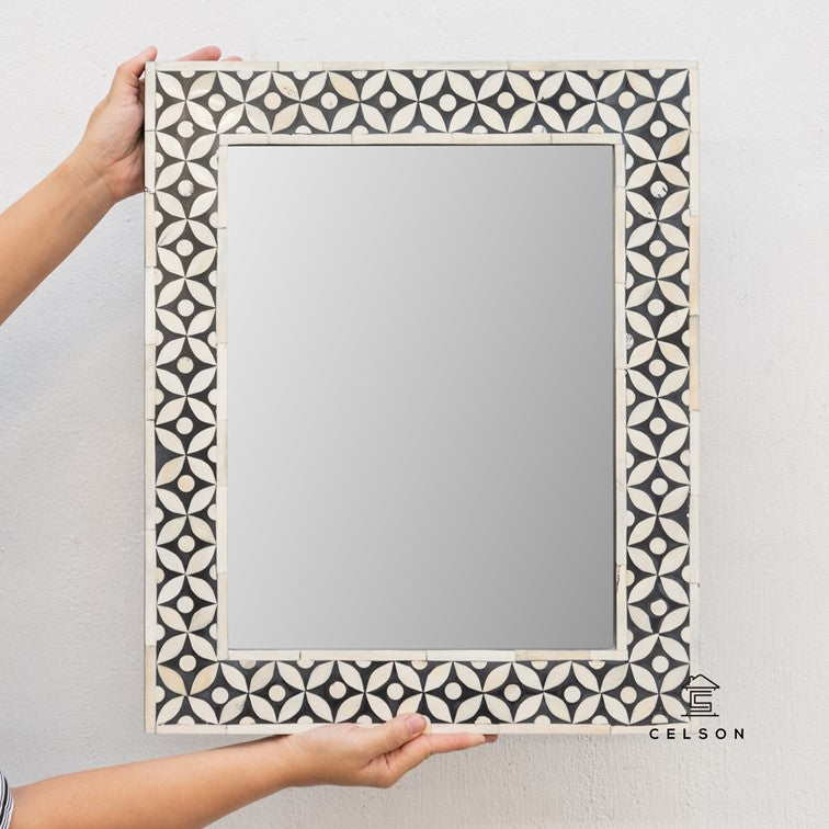 Nicca Bone Inlay Mirror