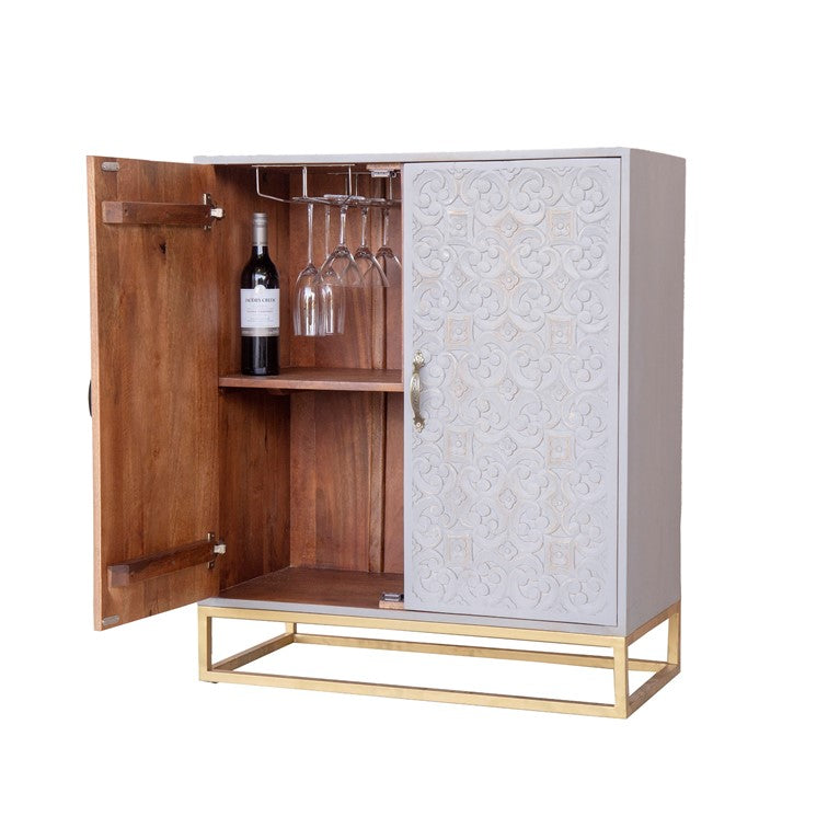 Paul Wooden Bar Cabinet
