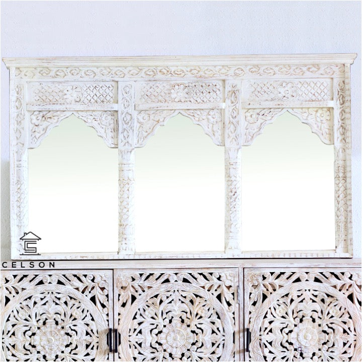 Dimsy Wooden Carved Mirror