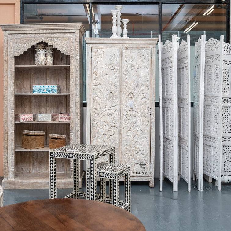 Mery Hand Carved Almirah