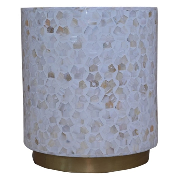 Arin Mother of Pearl Inlay Stool