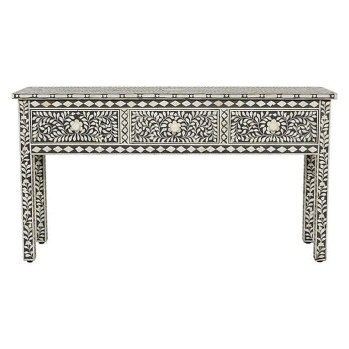 Dakota Bone Inlay Console Table