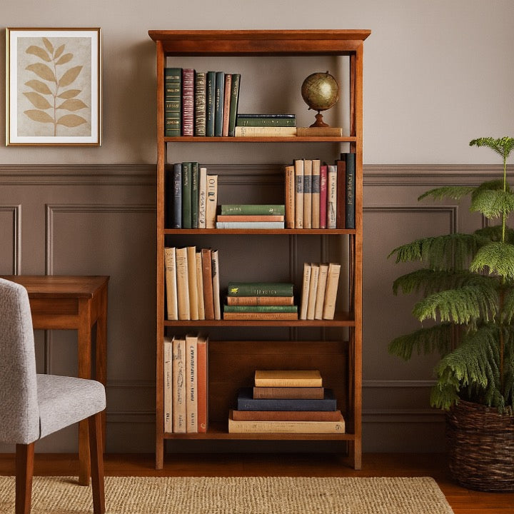 Paul Carved Bookshelf