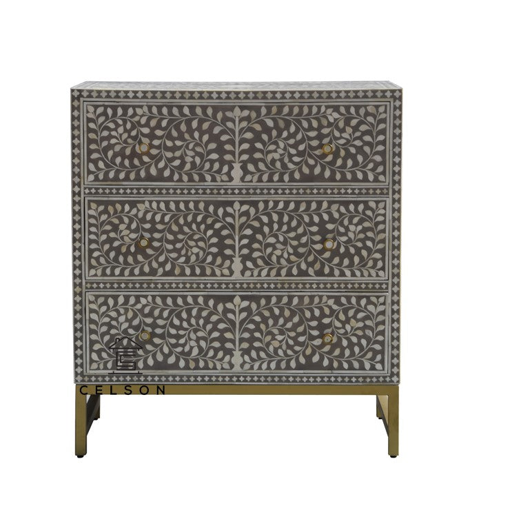 Harper Bone Inlay Chest of Drawer