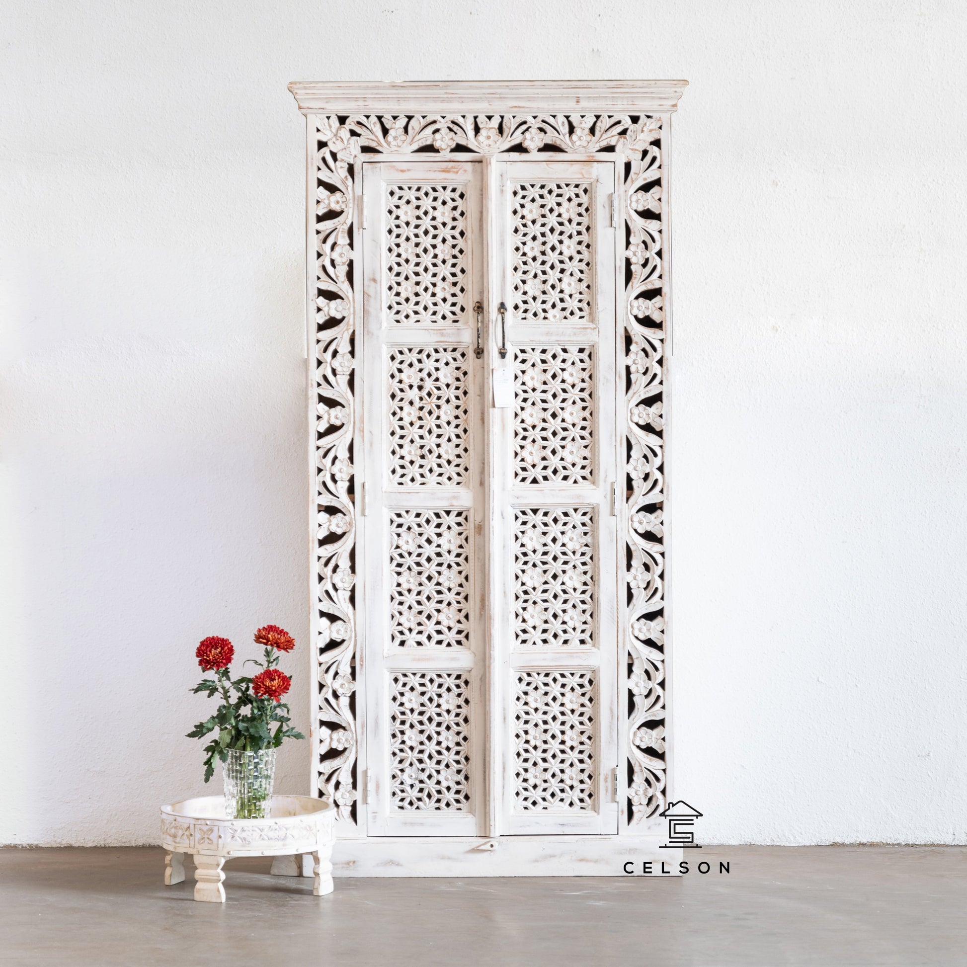 Steve Hand Carved Almirah