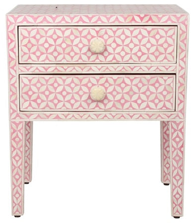 Loan Bone Inlay Bedside