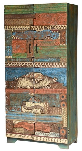 Wivan Hand Carved Almirah