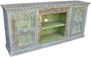 Erik Hand Carved Wooden TV Cabinet