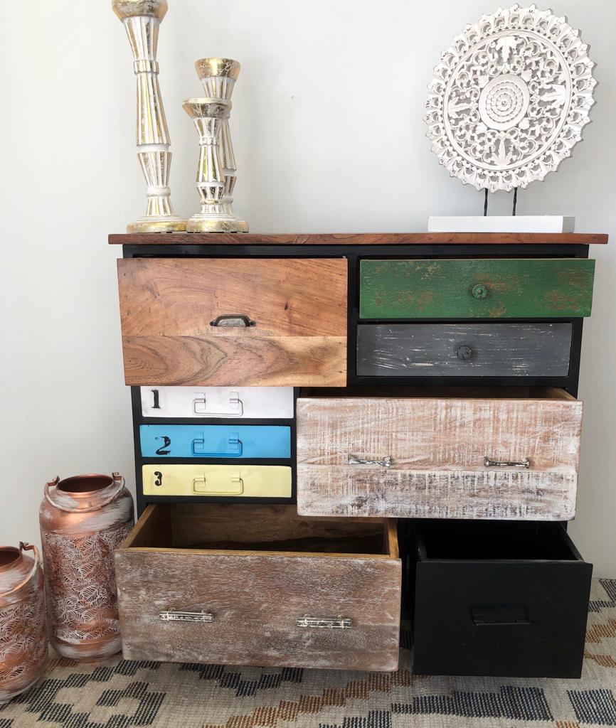 Oliver Carved Wooden Dresser