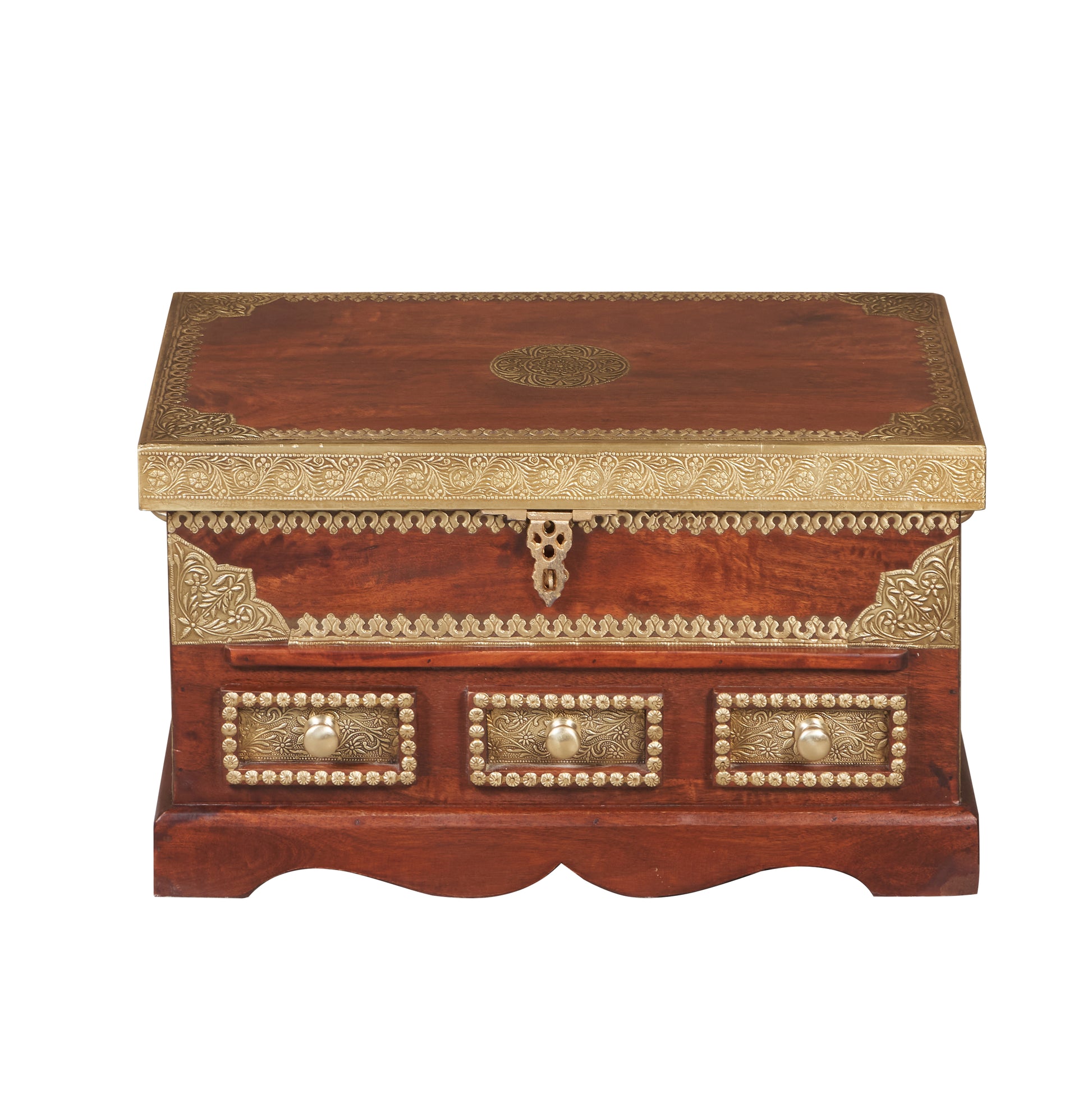 Isha Hand Carved Coffee Table