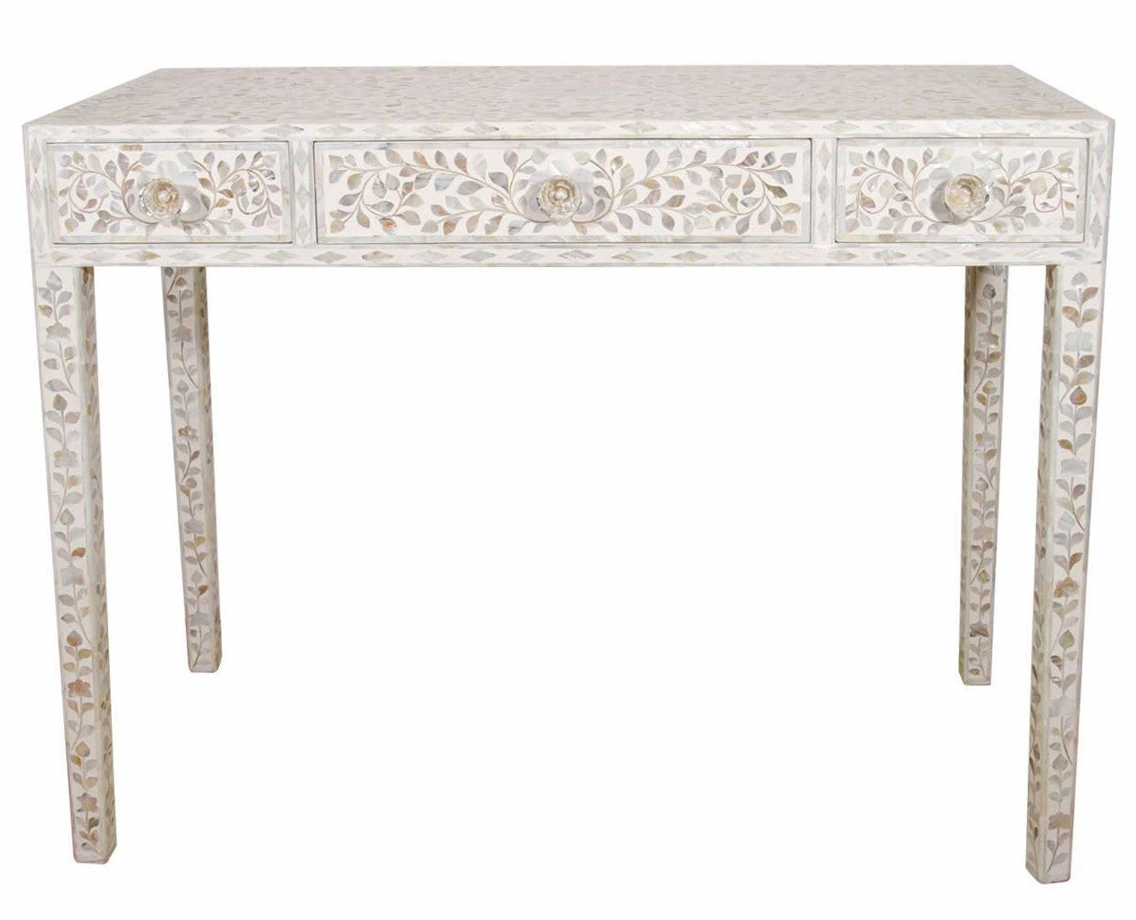 Ivy Mother of Pearl Inlay Console Table