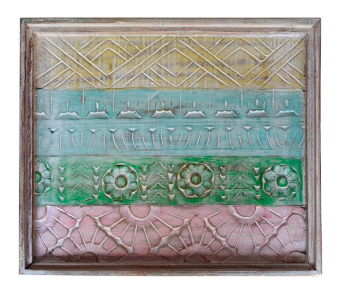 Lyric Wooden Hand Painted Nesting Table