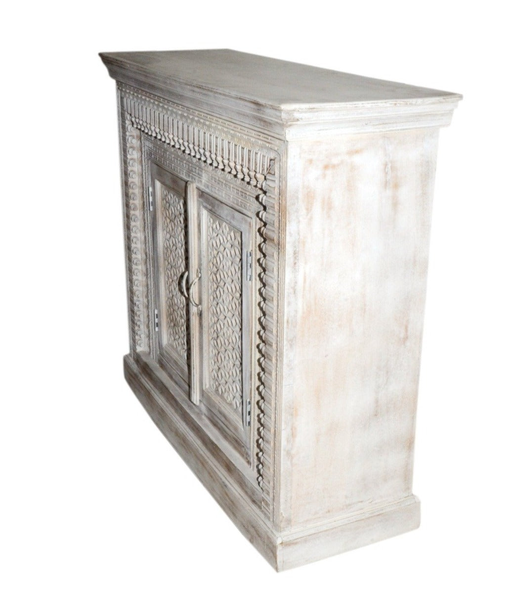 Marlon Carved Wooden Chest