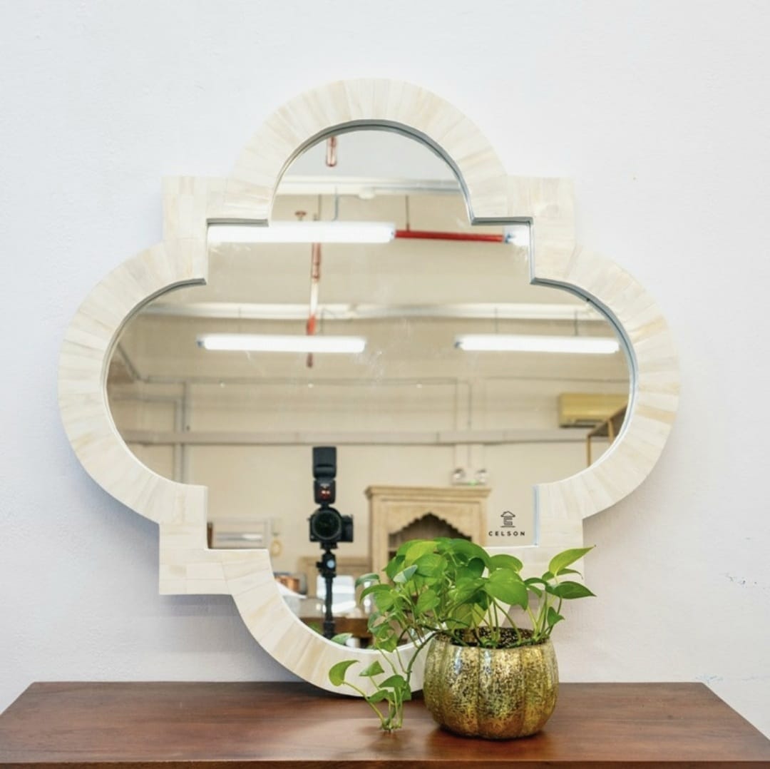 Irina Bone Inlay Mirror