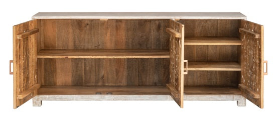 David Wooden Carved TV Cabinet