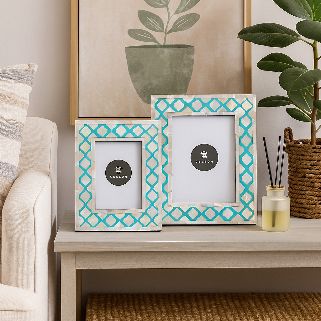 Rabia Mother of Pearl Inlay Photo Frame