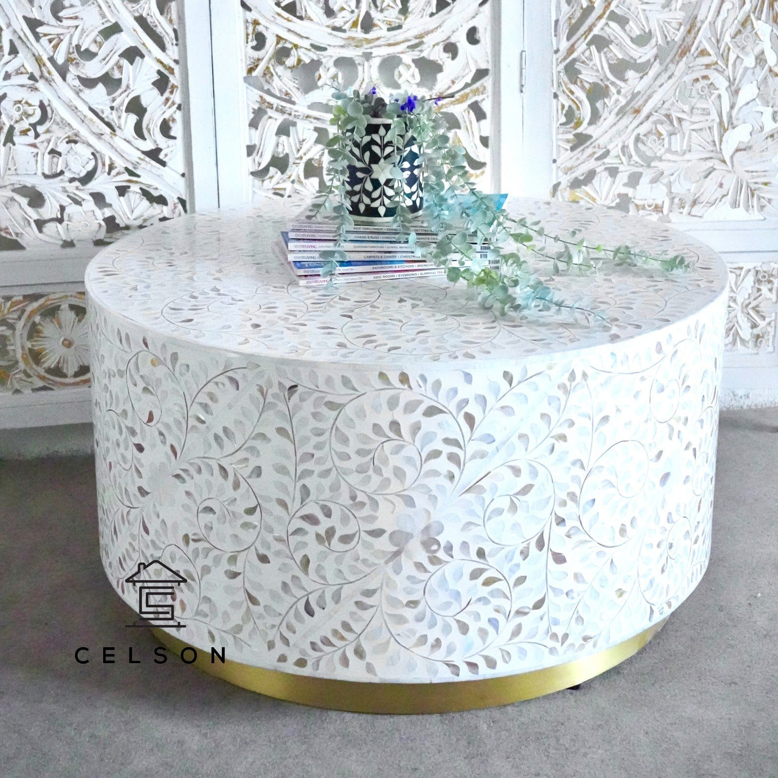 Daylan Mother of Pearl Coffee Table