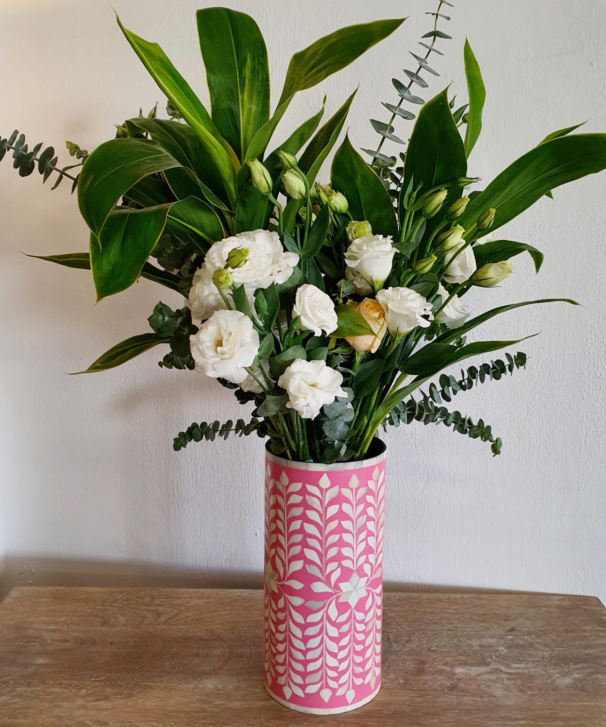 Omni Bone Inlay Vase