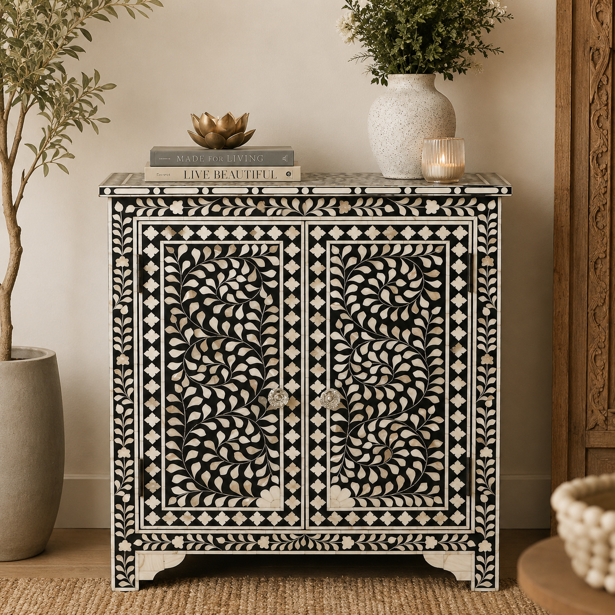 Zimmer MOP Inlay Cabinet
