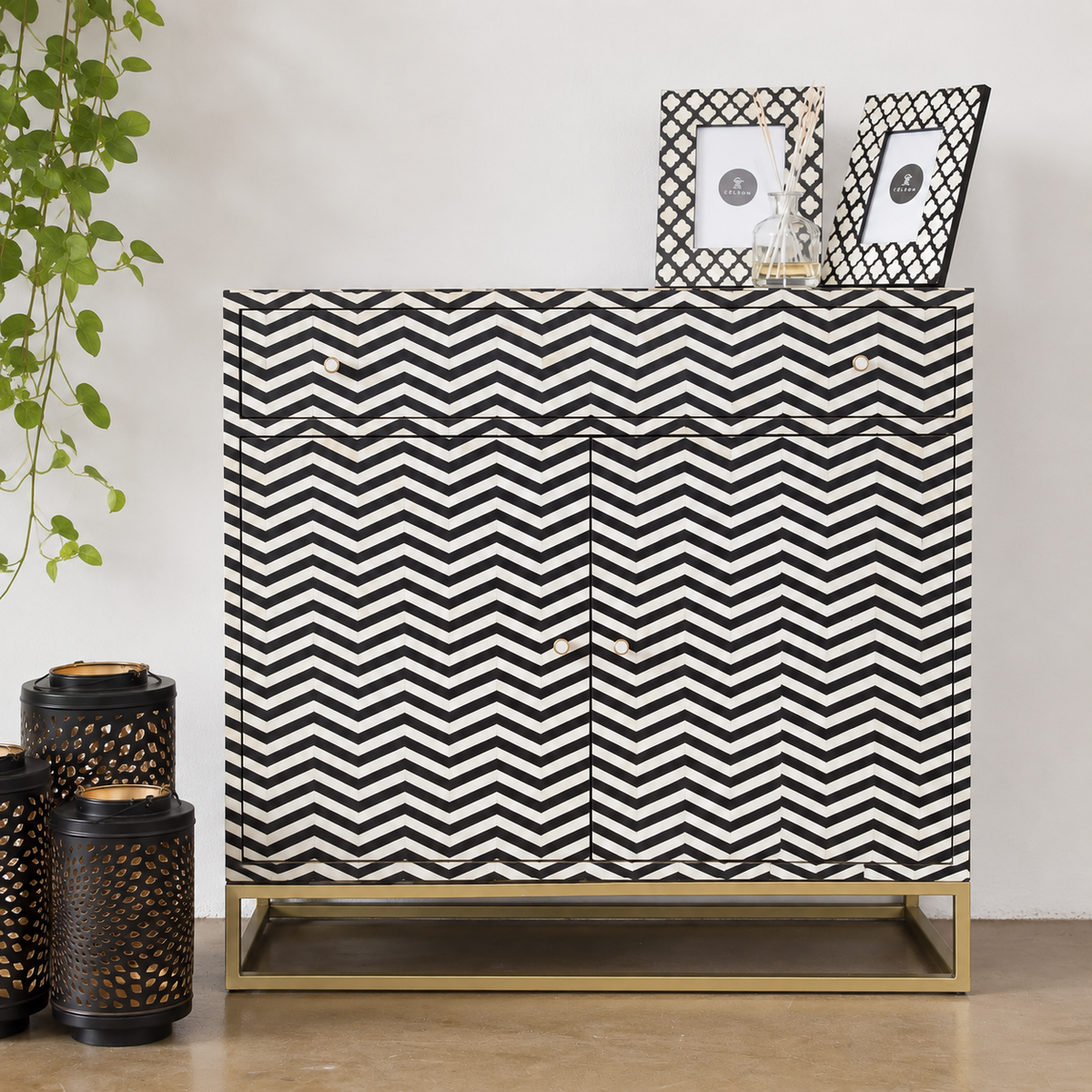 Naina Bone Inlay Chest
