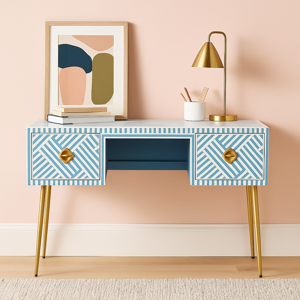 Ashley Bone Inlay Study Table