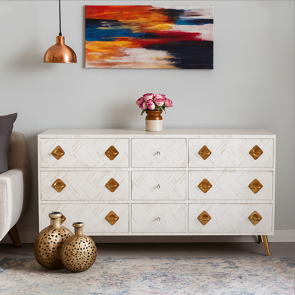 Ava Bone Inlay Dresser