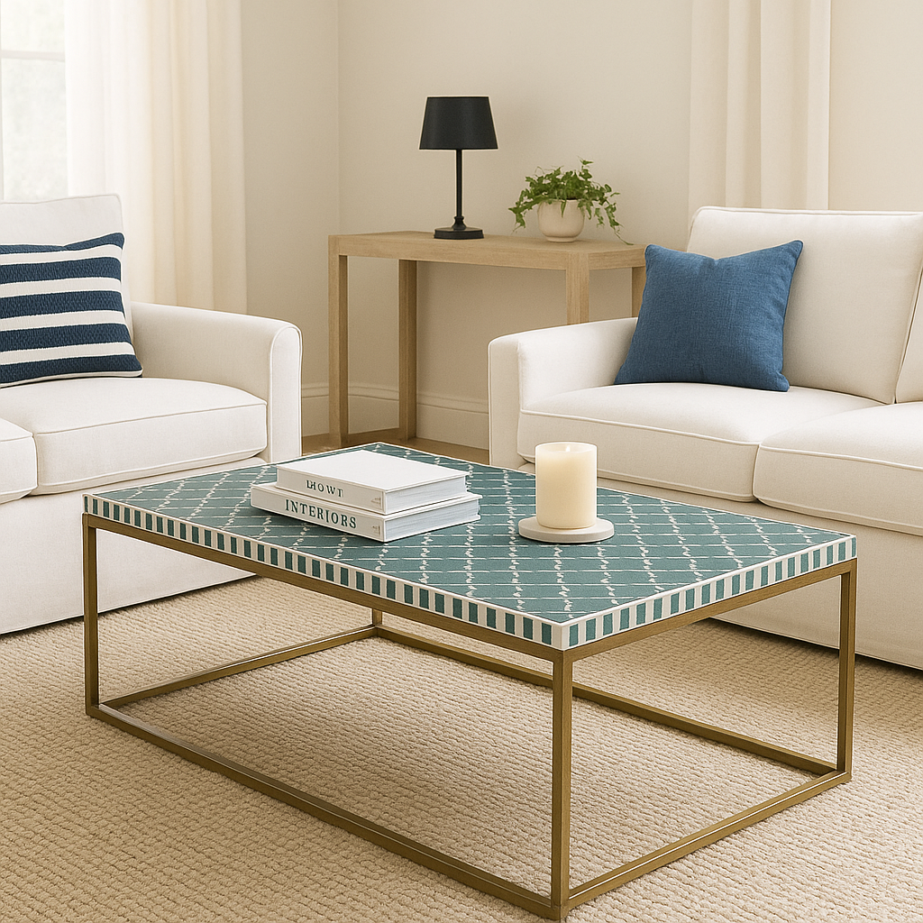 Carla Bone Inlay Coffee Table