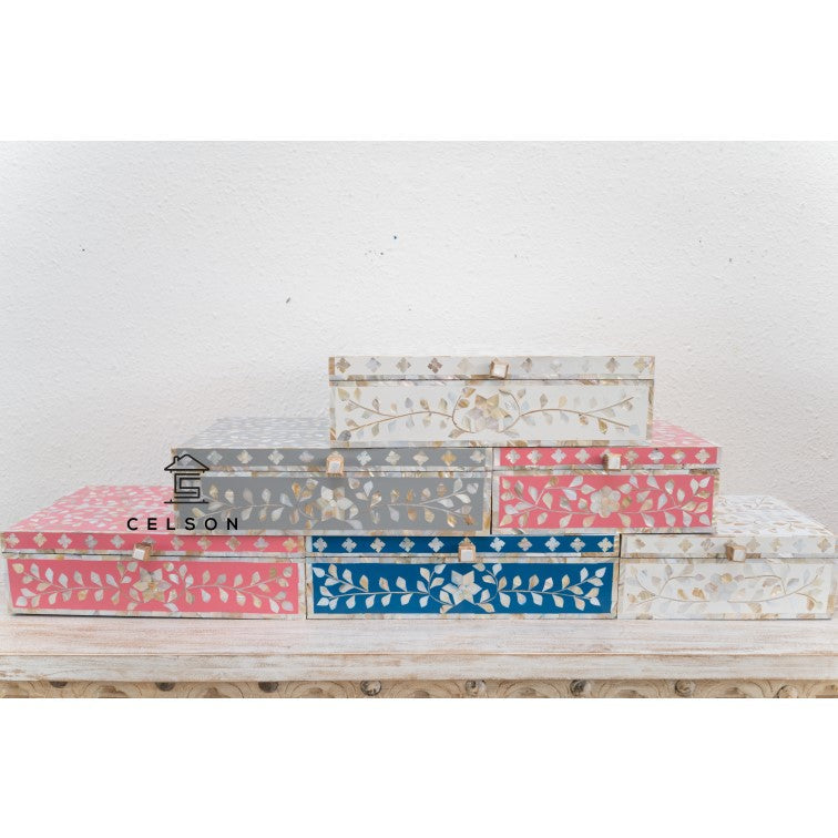 Lily Mother of Pearl Inlay Box