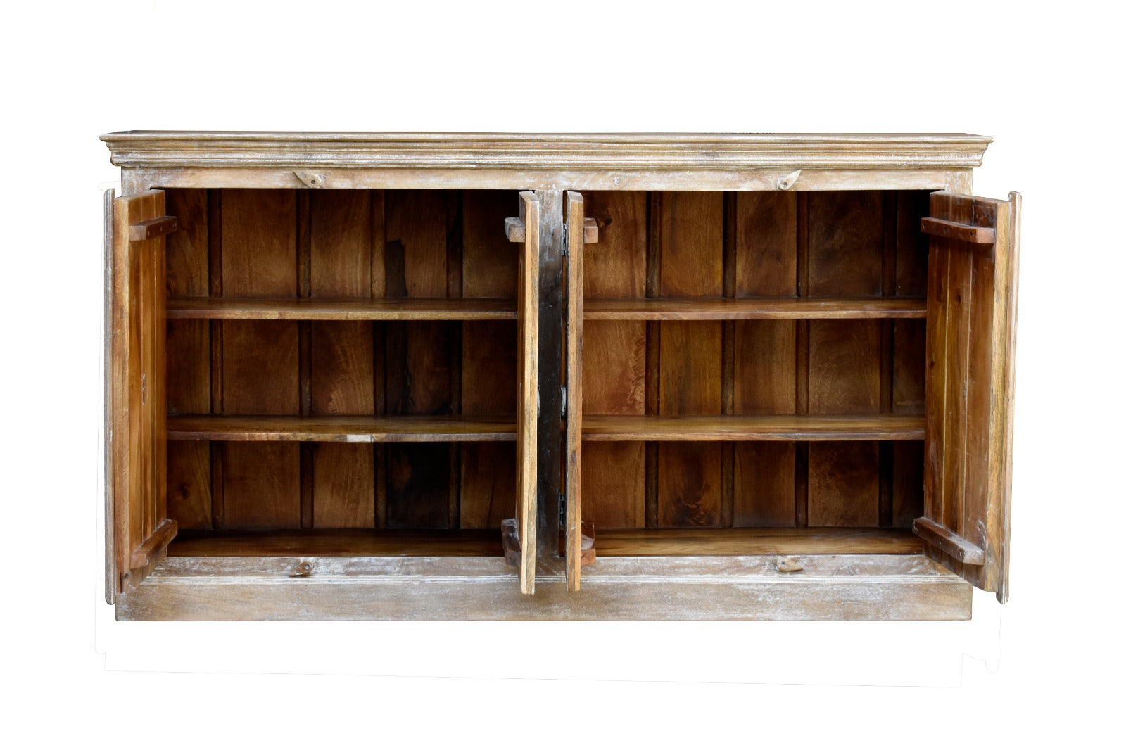 Tram Hand Carved Wooden Sideboard
