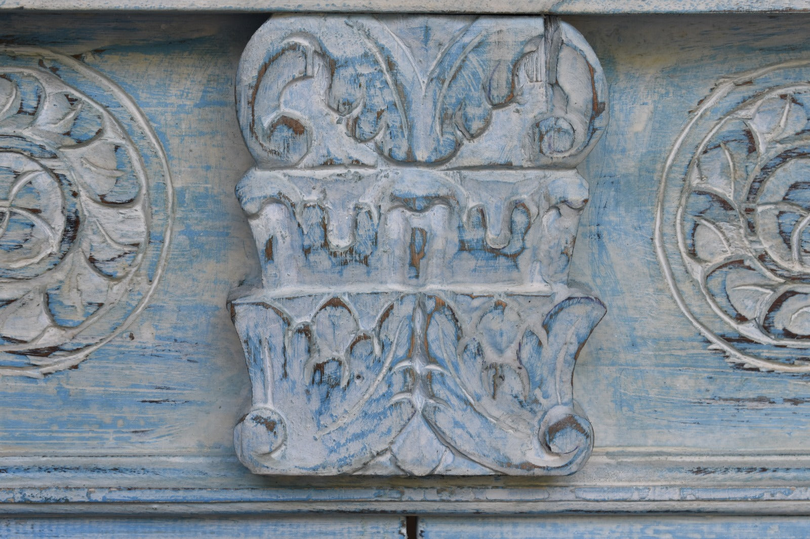 Kah Lai Hand Carved Wooden Console Table