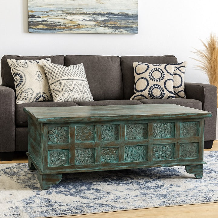 Bialik Carved Storage Trunk