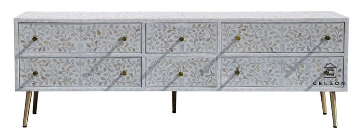 Sam Mother of Pearl Inlay TV Cabinet