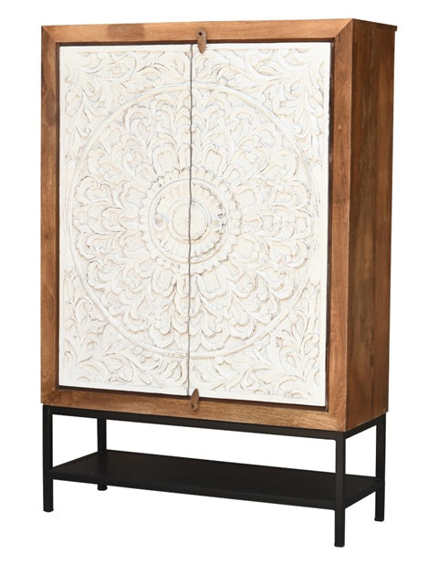 Helgu Wooden Bar Cabinet