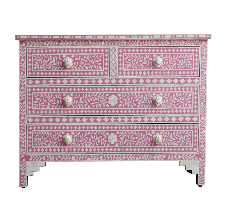 Biel Bone Inlay Chest of Drawer